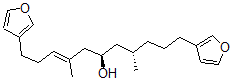 CAS 登录号：35075-74-2， (E,6R,8S)-1,11-二(呋喃-3-基)-4,8-二甲基十一碳-3-烯-6-醇