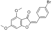 CAS 登录号：350982-89-7， 2-(4-溴苄亚基)-4,6-二甲氧基苯并呋喃-3-酮