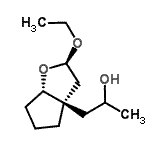 CAS#: 351010-31-6, 1-[(2R,3aR,6aS)-2-Ethoxyhexahydro-3aH-cyclopenta[b]furan-3a-yl]-2-propanol