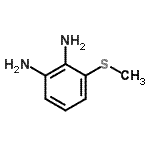 CAS 登录号：351458-31-6， 3-(甲硫基)-1,2-苯二胺