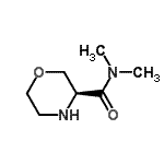 CAS 登录号：352030-24-1， (3S)-N,N-二甲基-3-吗啉甲酰胺
