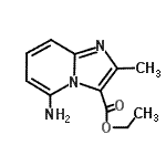CAS 登录号：35220-24-7， 乙基5-氨基-2-甲基咪唑并[1,2-a]吡啶-3-羧酸酯