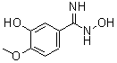 CAS 登录号：352330-51-9， N,3-二羟基-4-甲氧基苯甲脒