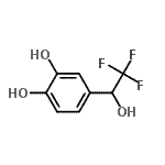 CAS 登录号：352339-80-1， 4-(2,2,2-三氟-1-羟基乙基)-1,2-苯二酚