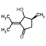 CAS 登录号：352421-99-9， (4S)-3-羟基-2-异亚丙基-4-甲基环戊酮