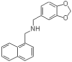 CAS 登录号：352436-18-1， 1-(1,3-苯并二氧戊环-5-基)-N-(1-萘基甲基)甲胺