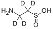 CAS 登录号：352438-83-6， 2-氨基乙烷-D4-亚磺酸