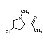 CAS 登录号：352546-50-0， 1-(4-氯-1-甲基-2-吡咯烷基)乙酮
