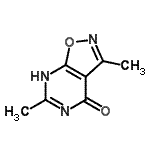 CAS#: 35258-88-9, 3,6-Dimethyl[1,2]Oxazolo[5,4-d]Pyrimidin-4(5H)-One
