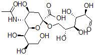 CAS#: 35259-23-5, (2R,4S,5R,6R)-5-Acetamido-4-Hydroxy-2-[(2R,3S,4S,5R)-2,3,4,5-Tetrahydroxy-6-Oxohexoxy]-6-[(1R,2R)-1,2,3-Trihydroxypropyl]Oxane-2-Carboxylic Acid