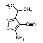 CAS 登录号：35261-03-1， 5-氨基-3-异丙基-1,2-恶唑-4-甲腈
