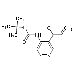 CAS#: 352667-83-5, 2-Methyl-2-Propanyl [3-(1-Hydroxy-2-Propen-1-Yl)-4-Pyridinyl]Carbamate