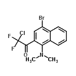 CAS#: 353457-09-7, 1-[4-Bromo-1-(Dimethylamino)-2-Naphthyl]-2-Chloro-2,2-Difluoroethanone
