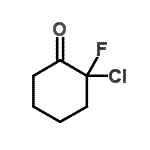 CAS 登录号：35365-22-1， 2-氯-2-氟环己酮