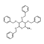 CAS 登录号：353754-90-2， 苄基2,3,4-三-O-苄基-6-脱氧吡喃己糖苷