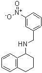 CAS 登录号：353779-33-6， N-(3-硝基苄基)-1,2,3,4-四氢-1-萘胺