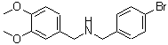 CAS 登录号：353779-62-1， 1-(4-溴苯基)-N-(3,4-二甲氧基苄基)甲胺