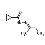 CAS 登录号：354141-50-7， N'-[(2E)-2-丁烷亚基]环丙烷甲酰肼