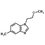 CAS 登录号：354148-91-7， 1-(2-甲氧基乙基)-5-甲基-1H-苯并咪唑