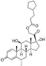 CAS#: 3545-59-3, [2-[(6S,8S,9S,10R,11S,13S,14S,17R)-11,17-Dihydroxy-6,10,13-Trimethyl-3-Oxo-7,8,9,11,12,14,15,16-Octahydro-6H-Cyclopenta[a]Phenanthren-17-Yl]-2-Oxoethyl] 3-Cyclopentylpropanoate