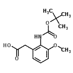 CAS#: 354574-30-4, [3-Methoxy-2-({[(2-Methyl-2-Propanyl)Oxy]Carbonyl}Amino)Phenyl]Acetic Acid