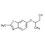 CAS 登录号：35465-81-7， 2-[(2-甲基-1,3-苯并噻唑-6-基)氧基]-1-丙醇