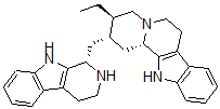 CAS 登录号：35471-11-5， (2S,3R,12bS)-3-乙基-2-[[(1S)-2,3,4,9-四氢-1H-吡啶并[3,4-b]吲哚-1-基]甲基]-1,2,3,4,6,7,12,12B-八氢吲哚并[3,2-H]喹嗪