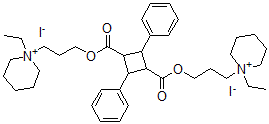 CAS#: 35515-77-6, Bis[3-(1-Ethylpiperidin-1-Ium-1-Yl)Propyl] 2,4-Diphenylcyclobutane-1,3-Dicarboxylate Diiodide