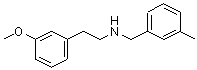 CAS 登录号：355815-54-2， 2-(3-甲氧基苯基)-N-(3-甲基苄基)乙胺