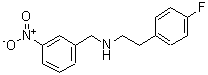 CAS 登录号：355816-83-0， 2-(4-氟苯基)-N-(3-硝基苄基)乙胺
