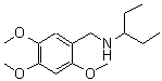 CAS 登录号：356094-16-1， N-(2,4,5-三甲氧基苄基)-3-戊胺