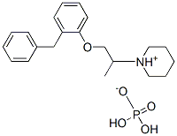 CAS 登录号：3563-76-6， 1-(2-(2-苄基苯氧基)-1-甲基乙基)哌啶鎓二氢磷酸酯