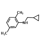 CAS 登录号：356539-50-9， N-(环丙基甲基)-2,5-二甲基苯胺