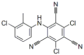 CAS#: 35727-90-3, 2,4-Dichloro-6-[(3-Chloro-2-Methylphenyl)Amino]Benzene-1,3,5-Tricarbonitrile