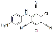 CAS 登录号：35727-97-0， 2-[(4-氨基苯基)氨基]-4,6-二氯苯-1,3,5-三甲腈