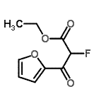CAS 登录号：357286-30-7， 乙基2-氟-3-(2-呋喃基)-3-氧代丙酸酯