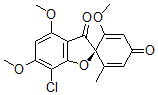 CAS 登录号：3573-90-8， (2S)-7-氯-3',4,6-三甲氧基-5'-甲基螺[1-苯并呋喃-2,4'-环己-2,5-二烯]-1',3-二酮