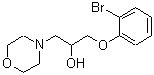 CAS 登录号：3575-62-0， 1-(2-溴苯氧基)-3-(4-吗啉基)-2-丙醇