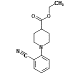 CAS 登录号：357670-16-7， 乙基1-(2-氰基苯基)-4-哌啶羧酸酯