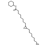 CAS 登录号：35788-39-7， 环己基8-(3-辛基-2-环氧乙烷基)辛酸酯