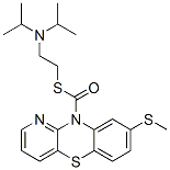 CAS 登录号：35806-01-0， S-[2-(二(丙-2-基)氨基)乙基]9-甲硫基吡啶并[2,3-b][1,4]苯并噻嗪-5-硫代甲酸酯
