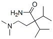 CAS 登录号：3582-38-5， 2-(2-二甲基氨基乙基)-3-甲基-2-丙-2-基丁酰胺