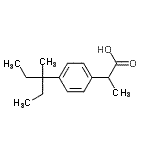 CAS#: 3585-54-4, 2-[4-(3-Methyl-3-Pentanyl)Phenyl]Propanoic Acid