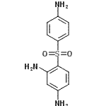 CAS 登录号：35880-91-2， 4-[(4-氨基苯基)磺酰基]-1,3-苯二胺