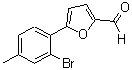 CAS 登录号：359810-48-3， 5-(2-溴-4-甲基苯基)-2-糠醛