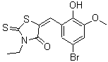 CAS#: 359899-47-1, (5E)-5-(5-Bromo-2-Hydroxy-3-Methoxybenzylidene)-3-Ethyl-2-Thioxo-1,3-Thiazolidin-4-One