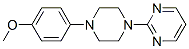 CAS 登录号：3601-86-3， 2-[4-(4-甲氧基苯基)哌嗪-1-基]嘧啶