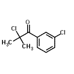 CAS 登录号：36087-13-5， 2-氯-1-(3-氯苯基)-2-甲基-1-丙酮