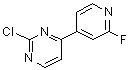 CAS 登录号：361147-25-3， 2-氯-4-(2-氟-4-吡啶基)嘧啶