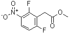 CAS 登录号：361336-79-0， (2,6-二氟-3-硝基苯基)乙酸甲酯